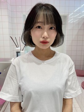 ココ なかもず店(COCO) レイヤーカット/ボブ/髪質改善/チェリーブラウン