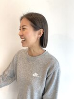 ロックワークオレンジ 西中島店(ROCK WORK ORANGE)&nbsp;大人っぽい印象に＊スッキリ切った　ぱつっとボブ＊