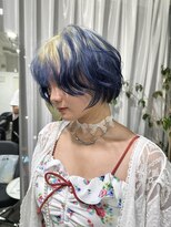 ルーツカラー×ホワイトブロンド(表参道)
