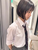 ヘアサロンガリカアオヤマ(hair salon Gallica aoyama)&nbsp;【坂本拓麻】前髪あり/乾かすだけでまとまるナチュラルボブ