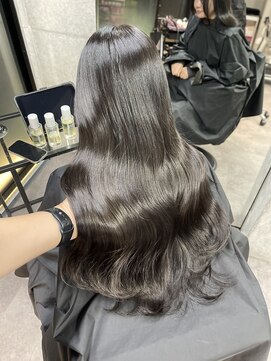 ルート 南堀江(route) オリーブグレージュ/艶髪/イメチェン/前髪カット/堀江