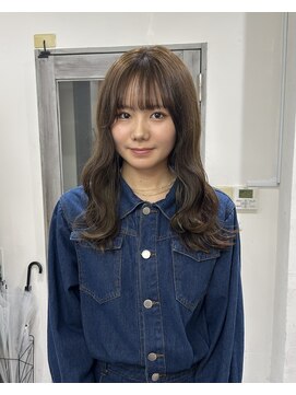 リアン バイ キートス(Lien by kiitos) オリーブベージュ/レイヤーカット/ロング