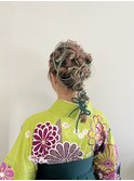 卒業式ヘアセット