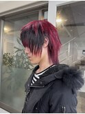 メンズカットレイヤーカットシャギーカットブロックカラー