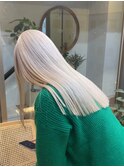 ミルクティーベージュダブルカラーインナーカラーケアブリーチ