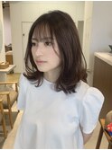 ミディアムレイヤー×グレーブラウン