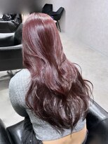 エースヘアー(A.hair)&nbsp;ボルドー/ワインレッド/レイヤーカット/髪質改善トリートメント