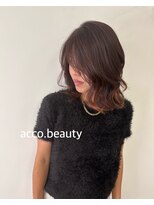 ヘアーアンドメイク アッコ(hair and make acco) ミディアムレイヤー