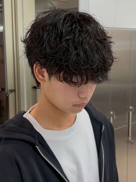 フィフス 渋谷(fifth) 渋谷フェザーパーマ無造作シャドウパーマメンズマッシュウルフ