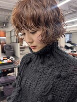 ニコ トウキョウ 渋谷(nico TOKYO)&nbsp;パーマレイヤーカット顔まわり前髪ボブ/渋谷