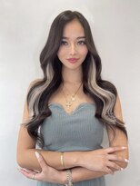 ラピス 渋谷本店(Lapis) オリーブグレージュ/インナーカラー