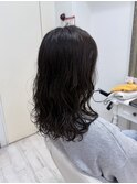 大人ガーリー/ダークアッシュ/似合わせカット　新籾