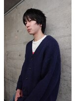 ソーレ(sole)&nbsp;メンズショート　ニュアンスパーマ　メンズウルフ