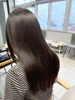 ヴィムヘアー 泡瀬店(VIM hair) 【髪質改善】極上艶ストレートロング|触れたくなる美髪