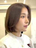 エルヘアメゾン(el. hair maison) 静岡ボブショートボブレイヤーボブタッセルボブミルクベージュ