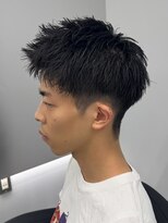 エルマーク 京都駅前(L-MARK)&nbsp;スパイキーショート/短髪/ツーブロック/メンズ/men's