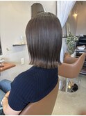 ワンカラーで作るグレージュ