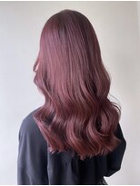 エクラート イーリス 高田馬場店(ECLART IriS)&nbsp;ゆる巻きロング/カシスピンク/ブリーチなしカラー◎/高田馬場