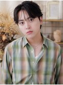 ツーブロック黒髪小顔シースルーラウンドマッシュ20代30代北浦和