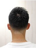 束感短髪スパイキースキンフェードソフトモヒカン