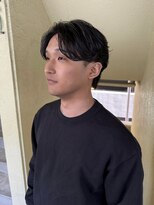 ローレン(LOREN)&nbsp;ベリーショート/ダークアッシュ/ニュアンスパーマ/韓国マッシュ