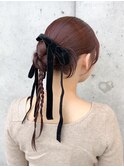 丸顔/卵型/顔型別ヘアスタイル/ヘアセット/結婚式/韓国/小顔