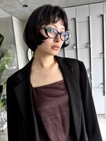 ミンクス 原宿店(MINX)&nbsp;ミルクブラウン ダークパープル レイヤーカット 大人ヘア 原