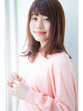 アンアミ オモテサンドウ(Un ami omotesando) 【Un ami】松井幸裕　スポンテニアス&フリンジバング　ミディー