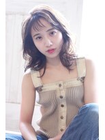 マイティ バイ エイチ(mighty by H)&nbsp;【mighty】インディゴアッシュ×シースルーバング