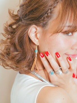 カッファ 東銀座(CUFFA) 【CUFFA】無造作カールデザインカラー大人ボブ東銀座築地新富町