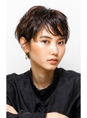 小顔にみえる【こなれマニッシュショート】
