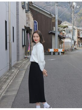 タクト(TACT) ヌケ感☆大人可愛い外ハネスタイル