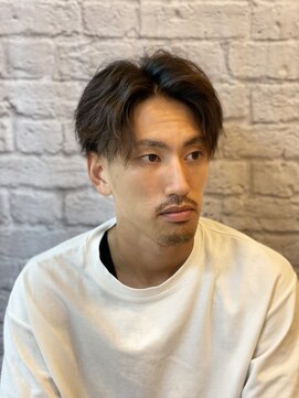 ヘアサロン 銀座マツナガ新宿店(hair salon) センターパート×ゆるウェーブセット