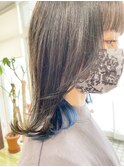 ターコイズ♪インナーカラー