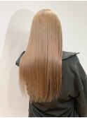 ツヤツヤ ブロンド ロング