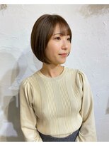 アミュー(amiu) ショートボブ/マロンベージュ/くすみベージュ