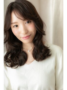 モッズヘア 越谷(mod's hair) ラフ波巻きくるくるウェーブフェミニンロングZ越谷20代30代40代