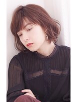 アイビー ジュール(IVY joure)&nbsp;IVYjoure《yumi》小顔大人可愛い フレンチボブ チェリーブラウン