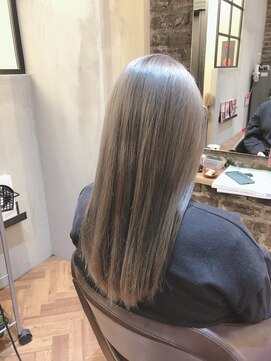 ランソ(RUNSO) ☆透明感抜群ミルクティーベージュ☆/似合わせカット