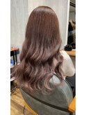 ピンクベージュグラデーション【TELAHAIR幕張本郷】