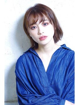 クシュ 所沢東口店(kusyu...) 前髪マチルダボブピンクベージュインナーグレージュウルフ所沢