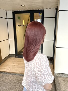 ユニコ(unico) ツヤツヤピンクベージュカラー