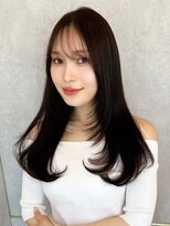 ルームバイシー 新宿(Loom. by Sea)&nbsp;韓国風前髪×レイヤーカット【髪質改善/新宿/レイヤーカット】