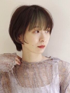 ネウィ 八王子(newi) 大人ショートボブ前髪ありマッシュショート