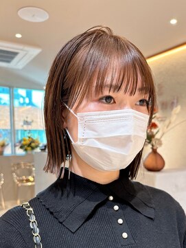 サンド 名古屋(sand) 大人気ぱつっとボブ