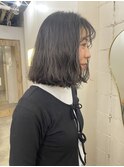 20代/30代/モードカジュアル/重ためボブ