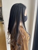 シャンプーボーイ 佐世保駅前店(SHAMPOO BOY)&nbsp;ロングヘア　インナーカラー　シャンプーボーイ佐世保駅前店