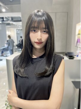 ユーフォリア 池袋東口駅前店(Euphoria) 【Euphoria MITSUKI】梅雨対策ストレート×暗めカラーグレージュ