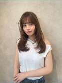 miu&清水大誠　韓国ヘア　レイヤーカット