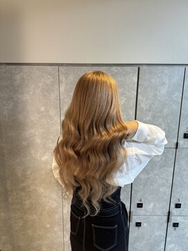 ガルボヘアー 名古屋栄店(garbo hair) #名古屋#栄#プルエクステ#ハイトーン#ミルクティベージュ#ギャル